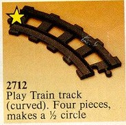 LEGO 2712 Curved Rails