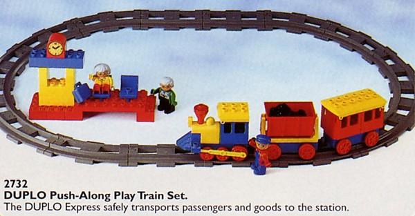 LEGO 2732 Push-Along Play Train Set