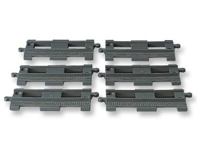 LEGO 2734 Straight Rails (Dark Gray)