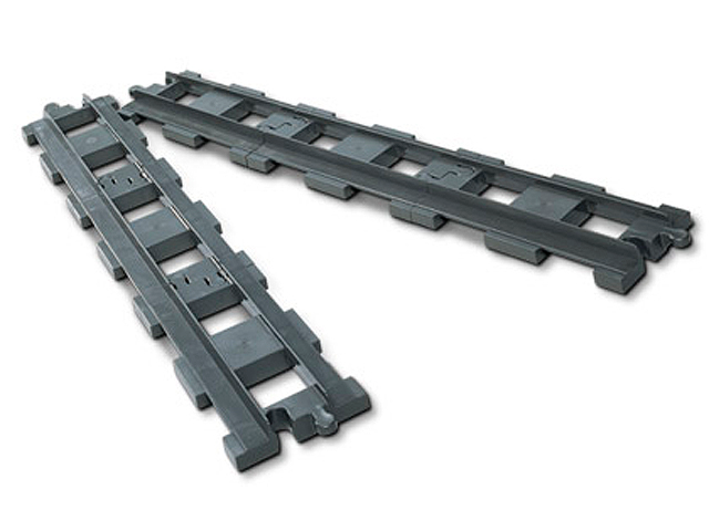 LEGO 2734-2 Straight Track (Dark Bluish Gray)