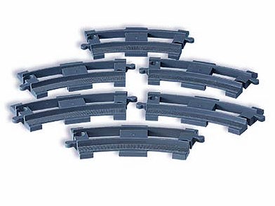 LEGO 2735-2 Curved Track (Dark Bluish Gray)
