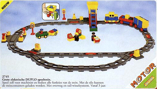 LEGO 2745 Deluxe LEGO DUPLO Battery Cargo Train
