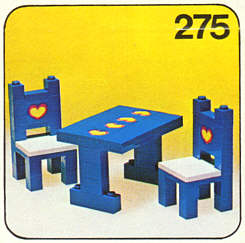 LEGO 275 Table and Chairs