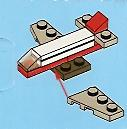LEGO 2824-10 Advent Calendar 2010, City (Day  9) - Toy Airplane