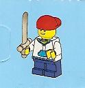 LEGO 2824-3 Advent Calendar 2010, City (Day  2) - Boy with Sword