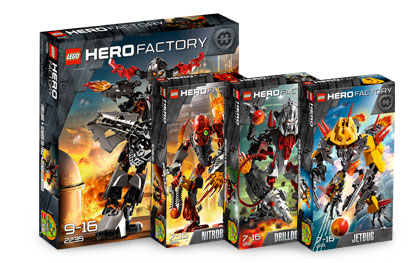 LEGO 2856227 Hero Factory Fire Villains Collection
