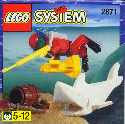 LEGO 2871 Diver and Shark