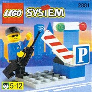 LEGO 2881 Parking Gate Attendant