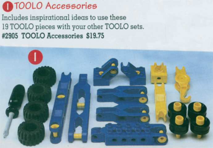 LEGO 2905 TOOLO Accessories