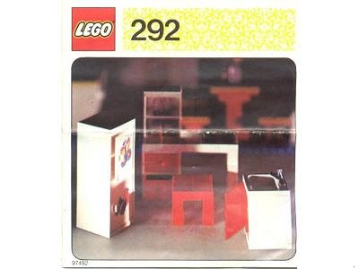 LEGO 292 Kitchen Sink and Cupboards
