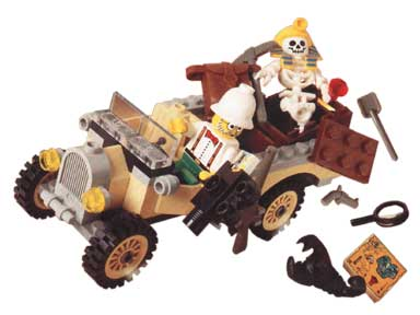 LEGO 2995 Adventurers Car & Skeleton
