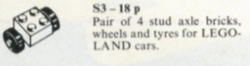 LEGO 3-2 Wheels and tyres