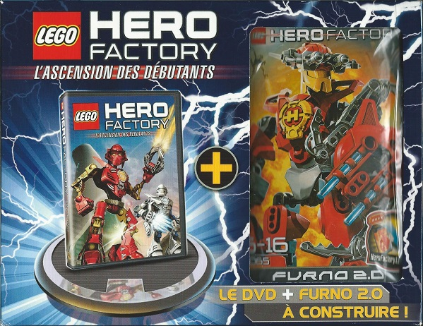 LEGO 3000039467 Hero Factory, l'Ascension des débutants Pack (DVD and 2065-1)