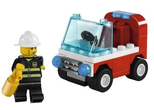 LEGO 30001 Fireman's Car polybag