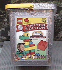 LEGO 3029 25th Anniversary Silver Bucket
