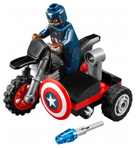LEGO 30447 Captain America's Motorcycle polybag