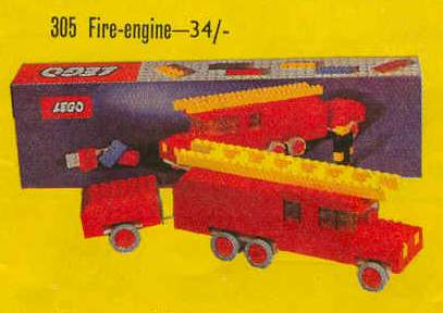 LEGO 305-2 Fire Engine