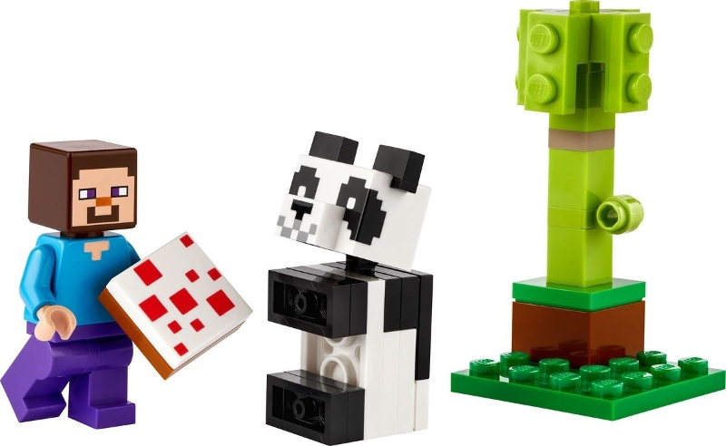 LEGO 30672 Steve and Baby Panda polybag
