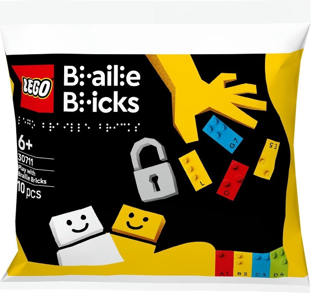 LEGO 30711 Play with Braille Bricks paper bag / polybag
