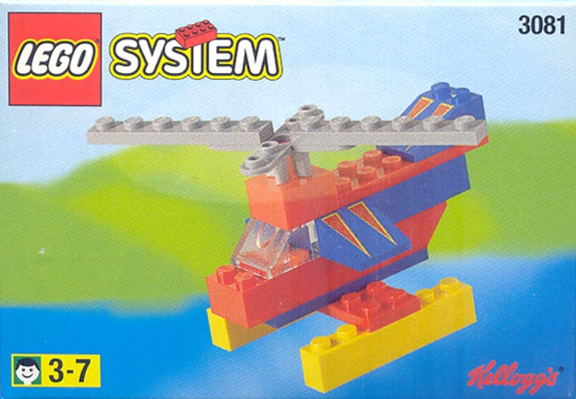 LEGO 3081 Kellogg's Promotional Set: Helicopter