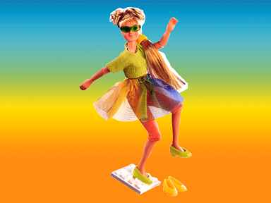 LEGO 3106 Marie in Rainbow Skirt