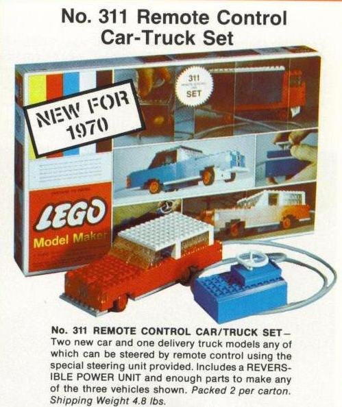 LEGO 311-5 Remote Control Car/Truck Set