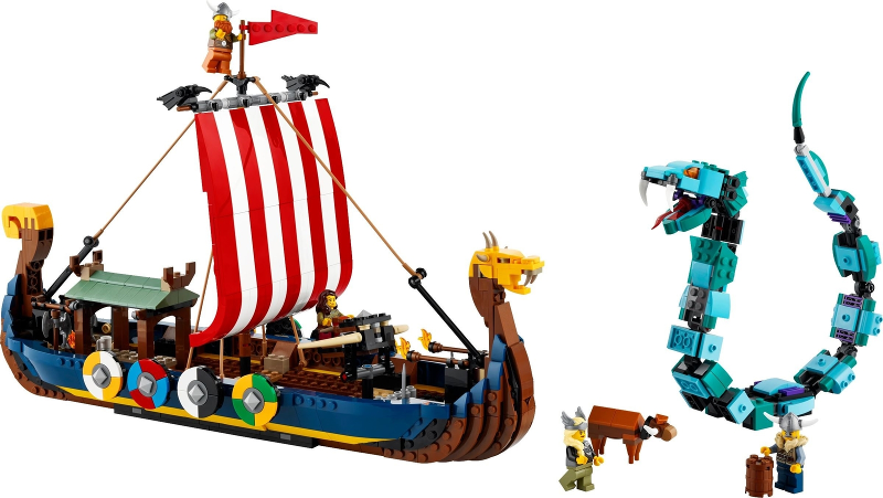LEGO 31132 Viking Ship and the Midgard Serpent