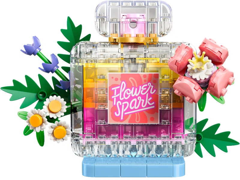 LEGO 31383 Floral Perfume Bottle
