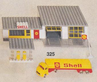 LEGO 325-3 Shell Service Station