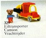 LEGO 329-2 Bernard Bear and Pickup Truck