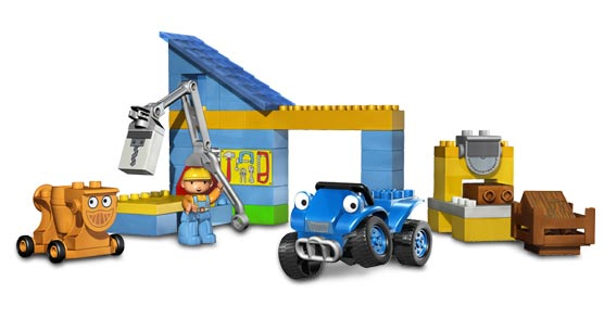 LEGO 3299 Scrambler and Dizzy at Bob's Workshop