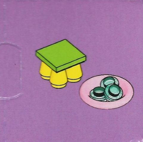 LEGO 3316-14 Advent Calendar 2012, Friends (Day 13) - Stool and Plate with Candies