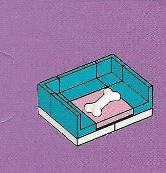 LEGO 3316-15 Advent Calendar 2012, Friends (Day 14) - Dog Basket with Bone