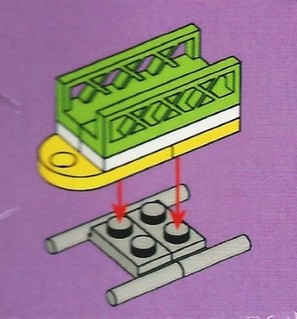LEGO 3316-16 Advent Calendar 2012, Friends (Day 15) - Sled Trailer #2
