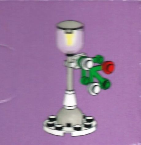 LEGO 3316-4 Advent Calendar 2012, Friends (Day  3) - Street Light with Garland