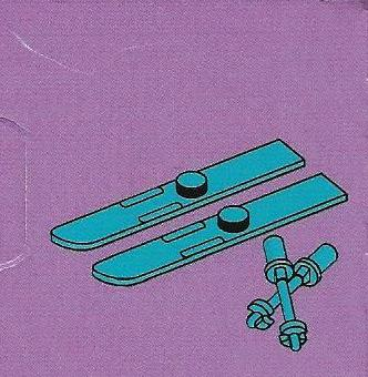 LEGO 3316-5 Advent Calendar 2012, Friends (Day  4) - Skis and Ski Poles