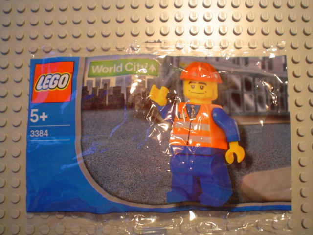 LEGO 3384 Train Worker, Chupa Chups Promotional polybag