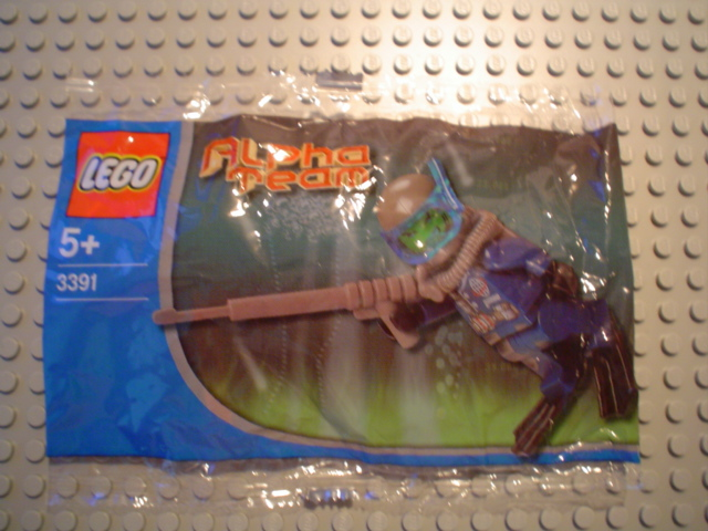LEGO 3391 Dash, Mission Deep Sea, Chupa Chups Promotional polybag