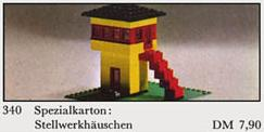 LEGO 340-3 Railroad Control Tower