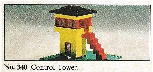 LEGO 340-4 Railroad Control Tower