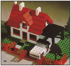 LEGO 346-2 House with Car
