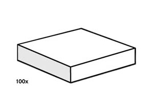 LEGO 3493 2 x 2 White Smooth Tiles