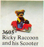 LEGO 3605 Ricky Raccoon and his Scooter
