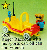 LEGO 3626 Roger Raccoon's Sports Car