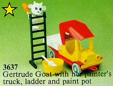 LEGO 3637 Gertrude Goat's Painter's Truck