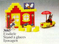 LEGO 3665 Ice Cream with Scooter