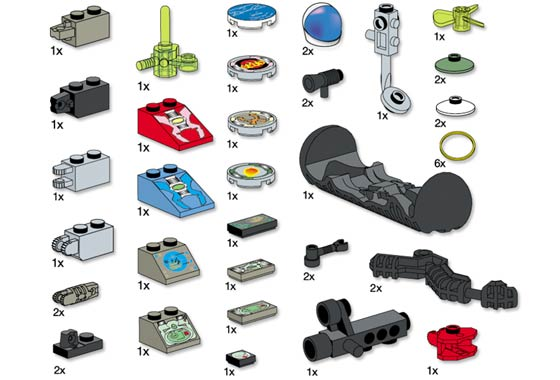 LEGO 3750 Life on Mars Accessories
