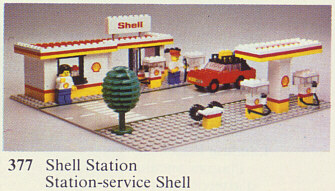 LEGO 377 Shell Service Station