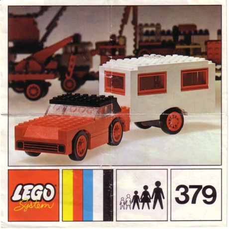 LEGO 379-2 Car and Caravan