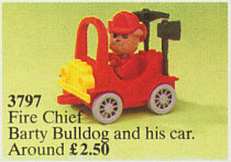 LEGO 3797 Fire Chief Barty Bulldog